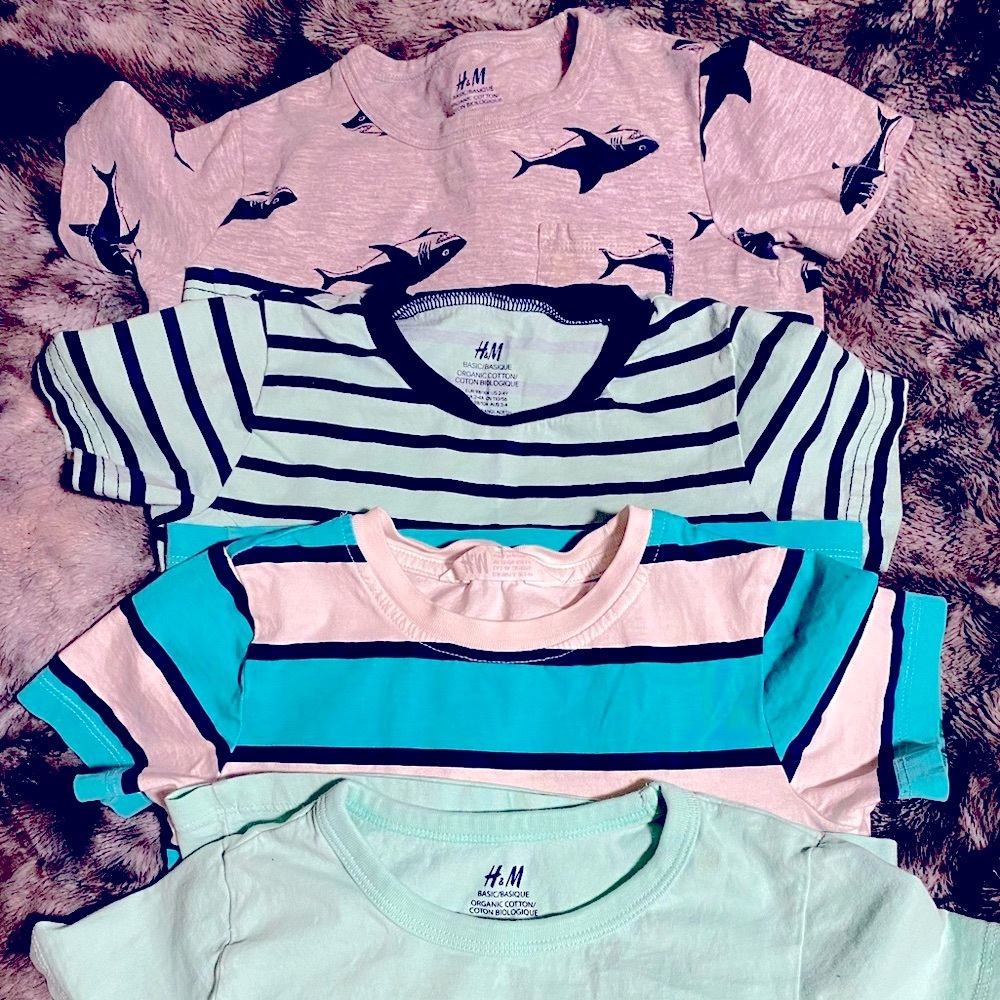 4 H&M tees